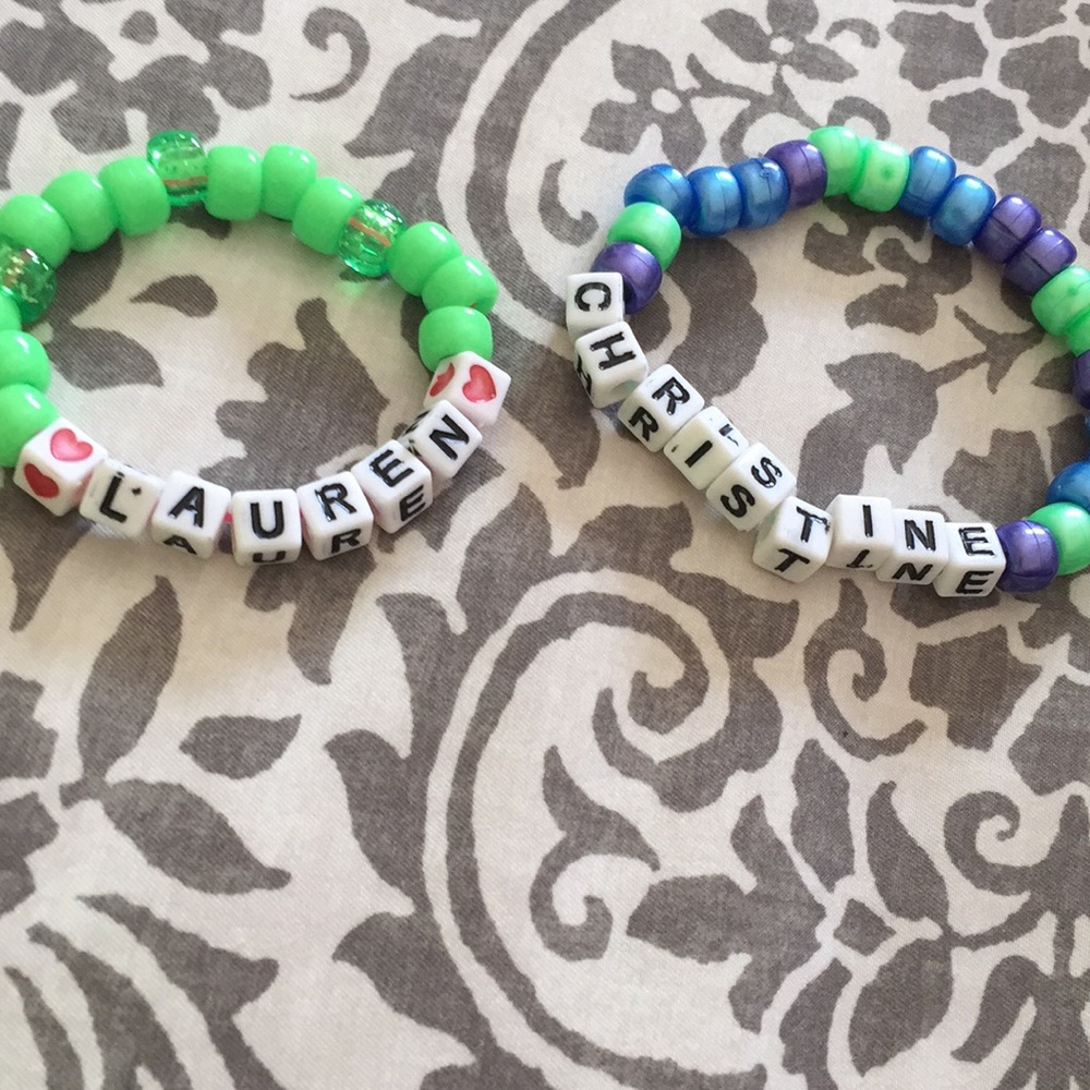 Custom name bracelet